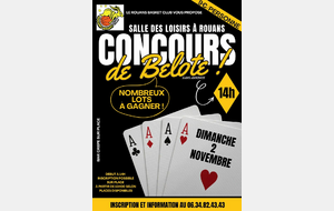 CONCOURS DE BELOTE
