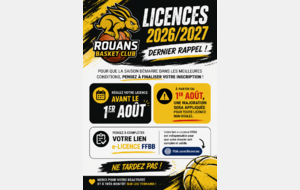 Dernier rappel pour les licences !