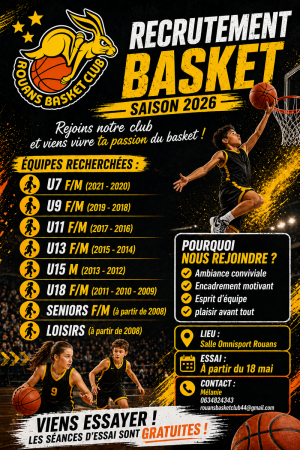 RECRUTEMENT SAISON 2026-2027